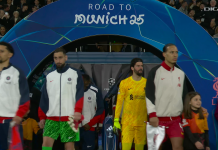 UCL 24-25 || PSG v Liverpool || Round of 16 (1st Leg) || 4K